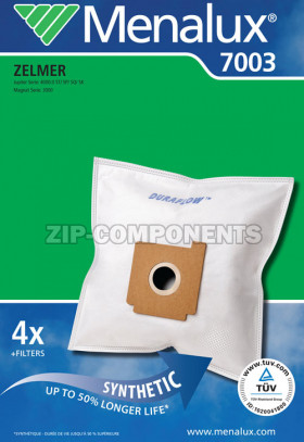 Мешок для пыли Menalux 7003 Синтетические, для пылесосов Zelmer 9002563360